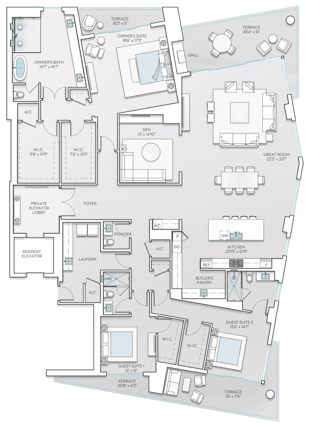 Residence E - Floorplan Image