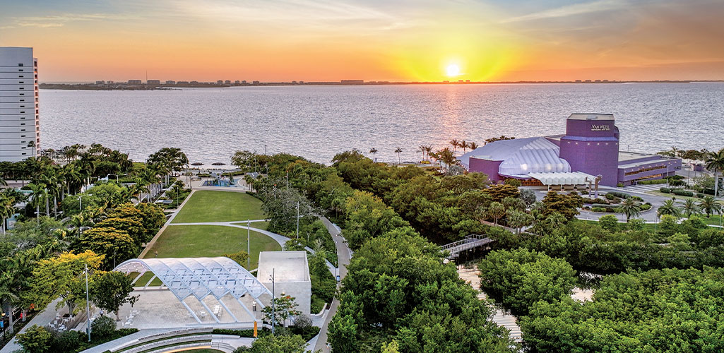 The Van Wezel Sunset the Quay Sarasota