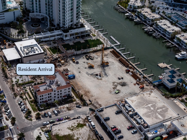 The Ritz Carlton Sarasota Bay Construction October 2024