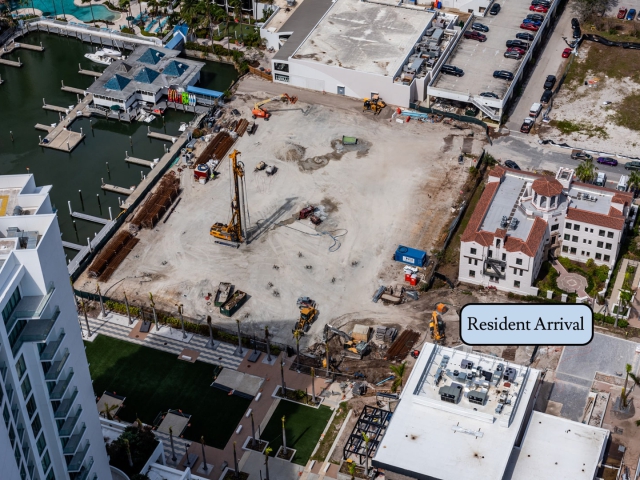 The Ritz Carlton Sarasota Bay Construction October 2024